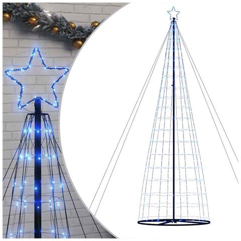 Albero di Natale a LED 1534 LED Blu 503 cm - Foto 1