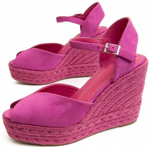 Sandalo Con Zeppa Wesparto7 Rosa. - Foto 1