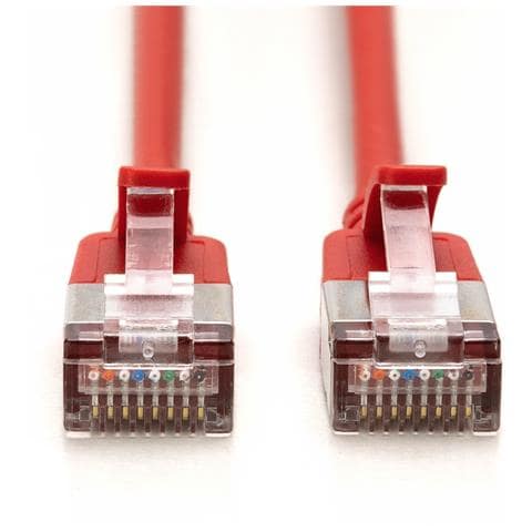 Cavo patch CAT 6A F-FTP Slim, 2 m, rosso - Foto 4