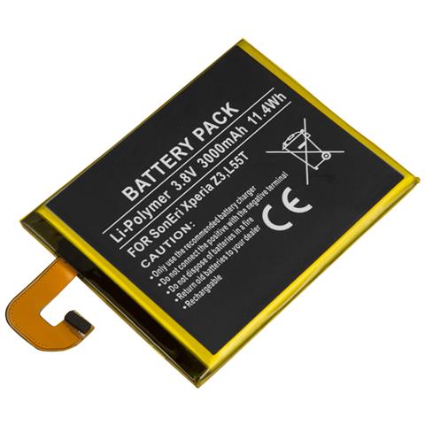 Batteria Smartphone Sony Xperia Z3 L55t Li-polimero 3.8v 3000mah 11,4 Wh - Foto 1