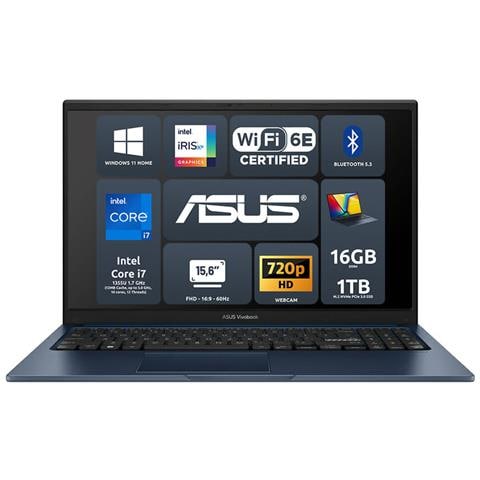 Notebook Vivobook 15 F1504VA-NJ503W Intel Core i7-1355U Monitor 15.6" FHD RAM 16GB SSD 1TB Intel Iris Xe Graphics Windows 11 Home - Foto 1