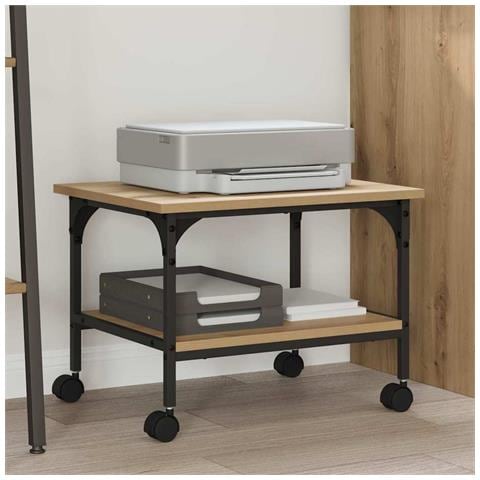 Supporto per Stampante Rovere artigianale 50 x 40 x 38 cm - Foto 2