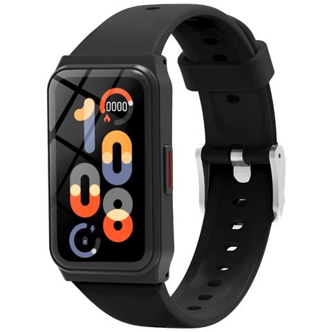 Smartwatch Multifunzionale Con Monitoraggio Frequenza Cardiaca E Ossigeno Nel Sangue, Compatibile Con L'app Hry Fine Black - Foto 1