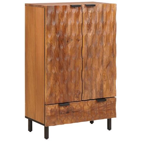 Credenza con cassetto Finitura Marrone Acacia 60 x 33 x 100 cm - Foto 1