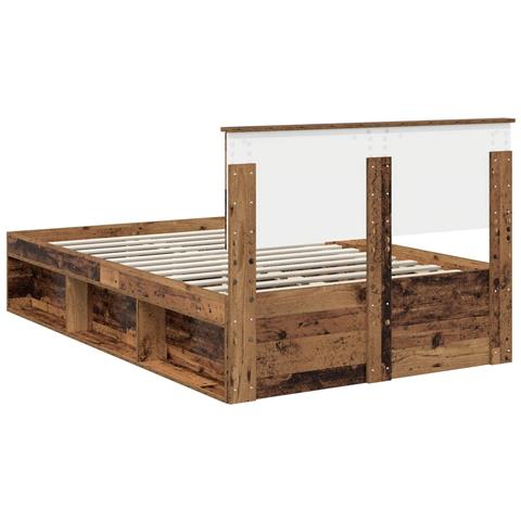 Struttura del letto con testiera Legno vecchio 120 x 190 cm - Foto 9