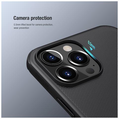 Cover per iPhone 13 Pro Max - TPU+PC, Nero, Antiurto - Foto 4