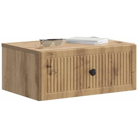 Armadio da Notte 2 pcs Rovere Artigianale 49 x 34,5 x 20 cm - Foto 2