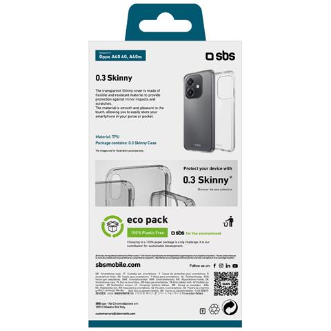 TESKINOPA40T custodia per cellulare 16,9 cm (6.67") Cover Trasparente - Foto 2