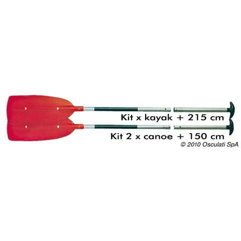 Coppia pagaie smontabili 150 cm - Foto 1
