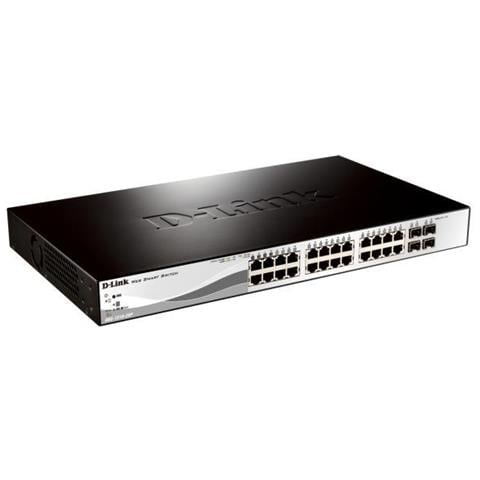 Switch DGS-1210-28P 24 Porte Ethernet PoE 4 porte SFP Smart Managed - Foto 2