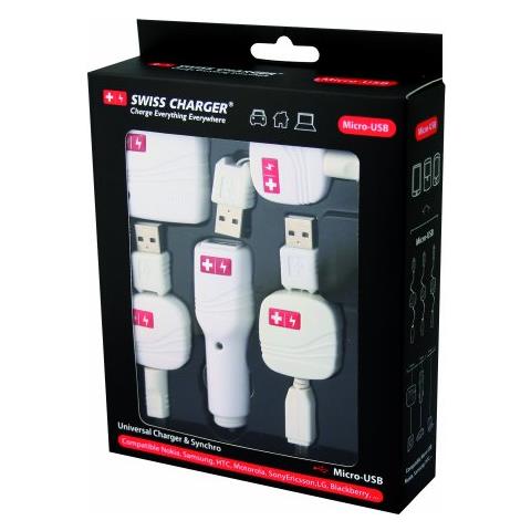 ADATTATORI MICRO-USB MICROPACK RETRATTILE compatibile NOKIA-SAMSUNG-HTC-MOTOROLA-SONY-LG-BLACKBERRY - Foto 1