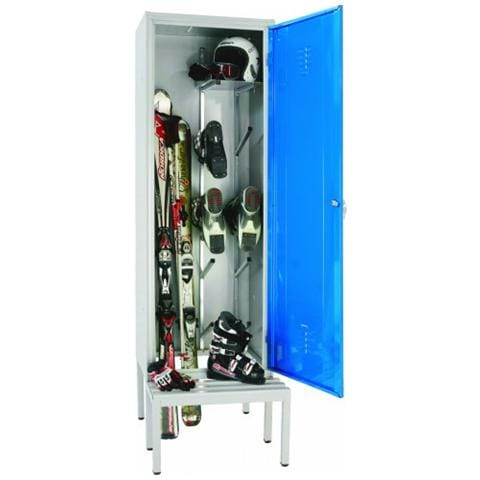 Armadietto Portasci - Capacità Contenitiva Per 4 Persone Cm. 60X50X180H - Monoblocco - Foto 1