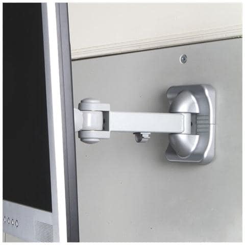 Braccio Per Supporto Monitor Lcd A 4 Snodi A Muro - Foto 3