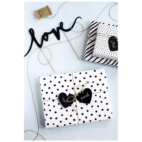 Decorazione Per Torta Love Nera Taglia Unica - Foto 2