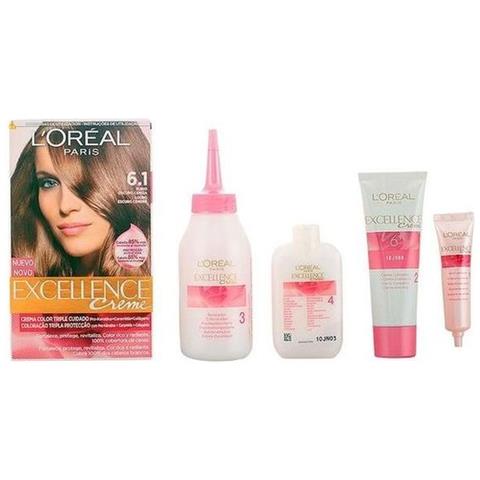 Excellence Creme Tinte 6,1 Rubio Oscuro Ceniza - Foto 3