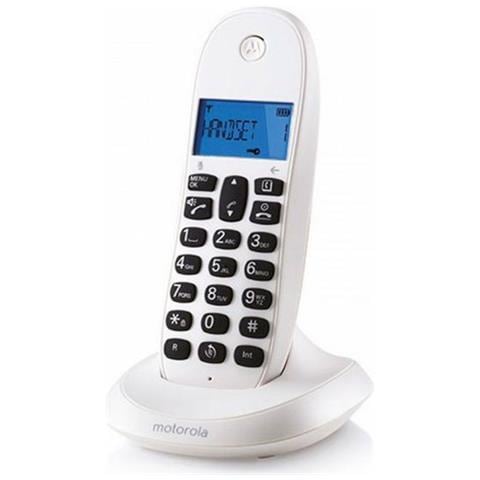Telefono Senza Fili C1001 Blanco Single Bianco - Foto 1