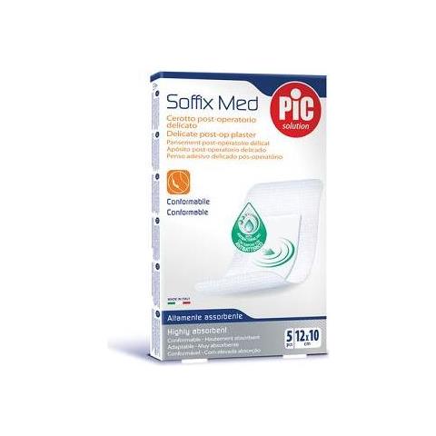 Pic Soffix Med Cerotto Post-operatorio Delicato - 5 Cerotti 12 X 10 Cm - Foto 1