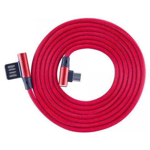 ver Cavo Micro Usb Angolato 90? Usb2.0 / microusb 1.5m Rosso Rosso 1,5 Metri - Foto 1