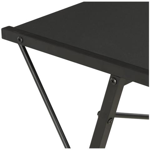 Scrivania con Ripiano Nera 116x50x93 cm - Foto 7
