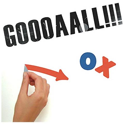 Adesivi Da Parete Riposizionabili Per Bambini, Motivo: Giocatore Di Calcio Gigante - Foto 2