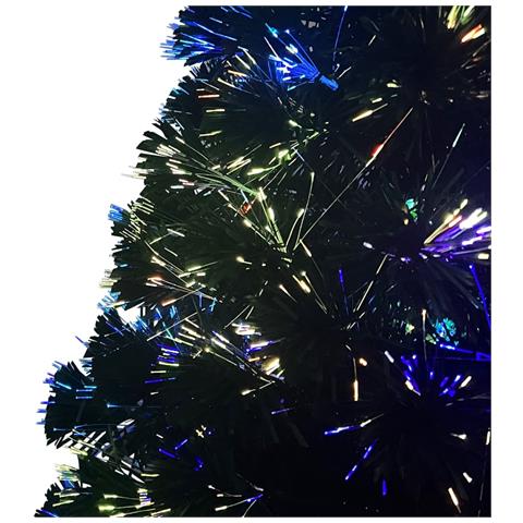 Albero di Natale con Supporto Verde 210 cm in Fibra Ottica - Foto 9