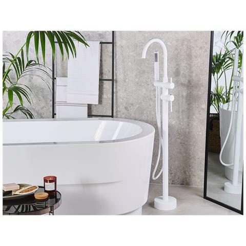 Miscelatore Vasca Freestanding Bianco Opaco Tugela - Foto 16