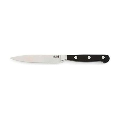 Coltello Professionale Da 12 Cm In Acciaio Inox Qdpro, Nero, Standard - Foto 1