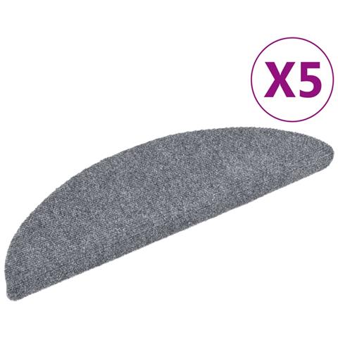 Tappetini Scale Adesivi 10 pz 56x17x3 cm Grigio Scuro Agugliati - Foto 1