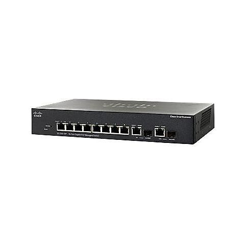 Switch SG300-10PP 10 Porte Gigabit Ethernet 2 Porte PoE+ Gestito L3 - Foto 3