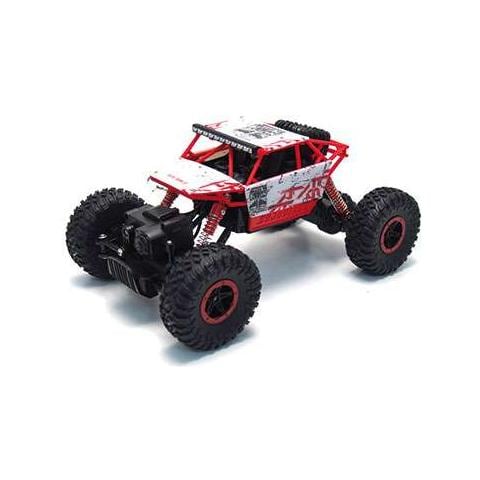 22195, 1:18, Pronto all'uso, Nichel-Metallo Idruro (NiMH), Motore elettrico, Crawler truck, Conqueror "White" 4WD RTR 1:18 Rock Crawler - Foto 1