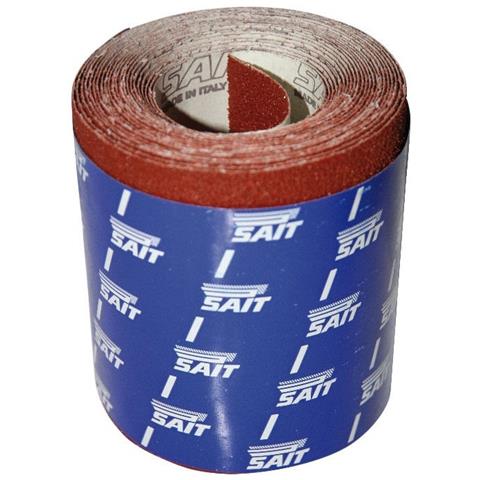 Sait Saitac Grana 220 Carta Vetrata Abrasiva Per Legno Ferro Smalto Vernici 1mt Larghezza 120mm - Foto 1