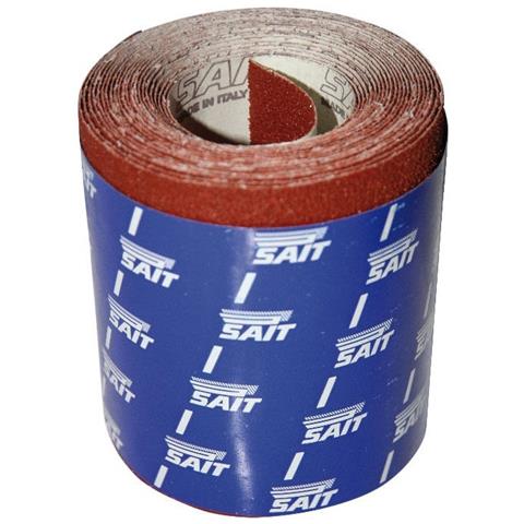 Sait Saitac Grana 220 Carta Vetrata Abrasiva Per Legno Ferro Smalto Vernici 1mt Larghezza 120mm - Foto 2