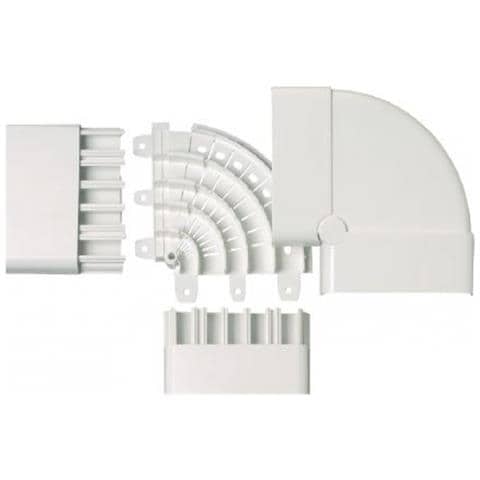 Angolo Piano Variabile Per Canala Ec20001 70x20 Plastica Bianco - Elettrocanali Ec20005 - Foto 1