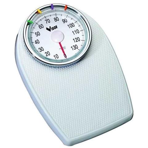 Bilancia Pesapersona Bagno Analogica Meccanica Max 130kg Antiscivolo Vigor - Foto 1