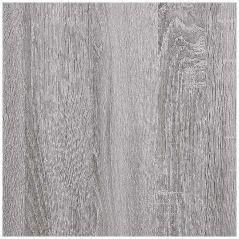 Scrivania Grigio Sonoma 140x50x75 Cm In Legno Multistrato - Foto 10