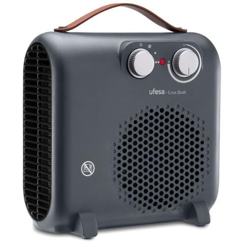 Riscaldamento Crux Dual 2 in1 con 3 Livelli di Energia Potenza 2000 W Colore Grigio - Foto 1