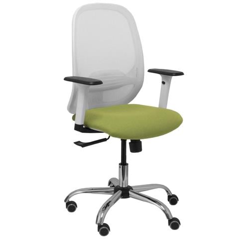Sedia Da Ufficio 354crrp Bianco Verde - Foto 1