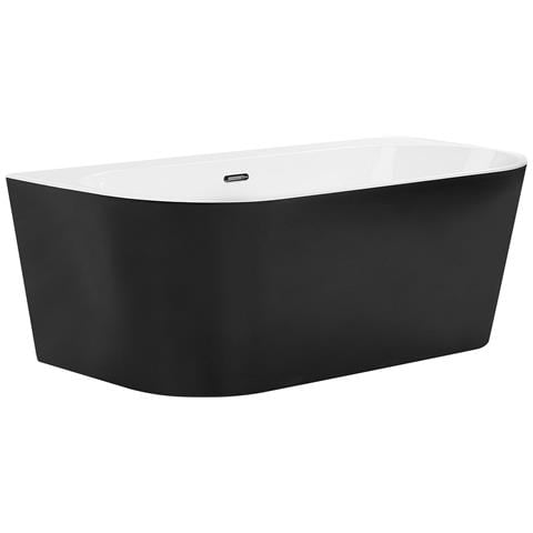 Vasca Da Bagno Harvey 170 X 80 Cm Nero /bianco - Foto 2