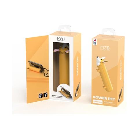 Batteria Esterna 4800mah Corgi Compatta E Potente, Giallo - Foto 4