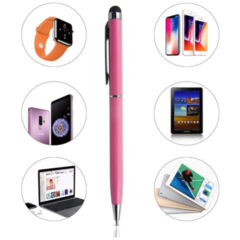 Pn1 Universal 2in1 Capacitive Touch Stylus With Pen (smartphone And Tablet Pc) Pink - Foto 2