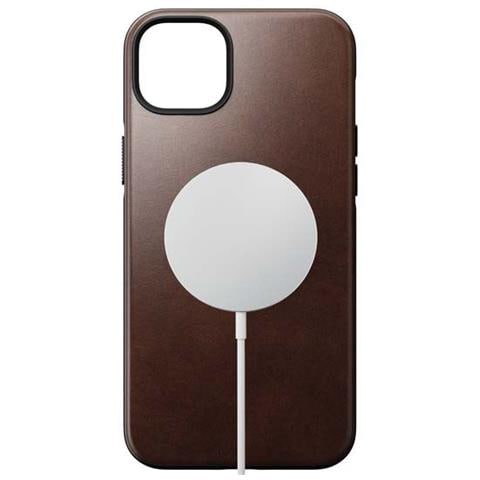 Cover Per Iphone 14 Plus Magsafe In Pelle, Marrone Scuro - Foto 2
