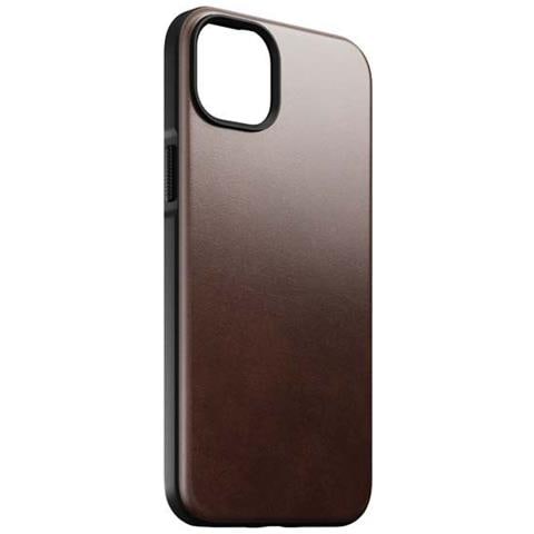 Cover Per Iphone 14 Plus Magsafe In Pelle, Marrone Scuro - Foto 5