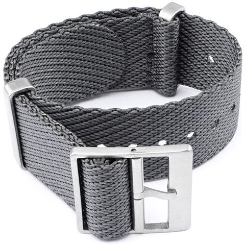 Cinturino Per Orologio In Nylon Per Tudor Heritage Black Bay Grey L - Foto 3