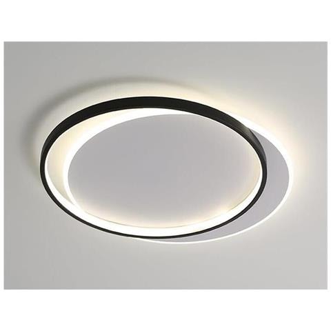 Plafoniera Led Luce Bianca Calda Naturale Lampada Tonda Da Soffitto 36 W - Foto 7