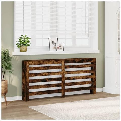 Copertura Termosifone Rovere Fumo 175x20x82cm Legno Multistrato - Foto 1