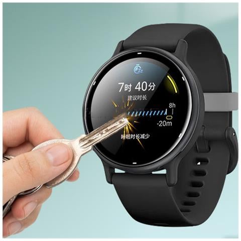 Pellicola Protettiva In Vetro Temperato Curvo 3d Per Garmin Vivoactive 5 - Foto 2
