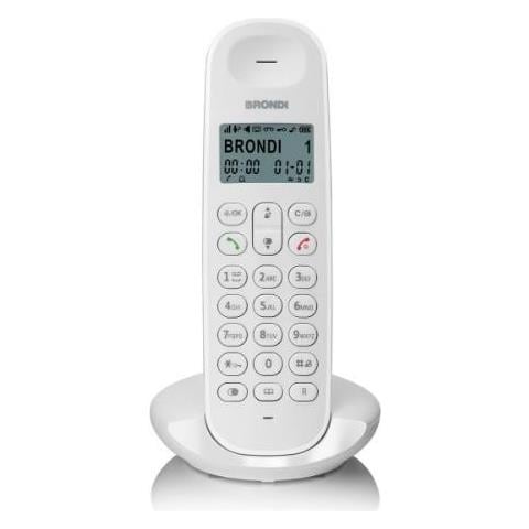 Telefono Cordless   Lotus 10279091 Bianco Dect Display Alfanum. Id Chiamate - Foto 3