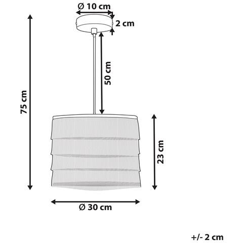 Lampadario Suapure Tessuto Nero - Foto 7