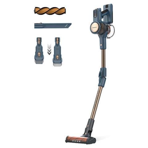 Homeland Digital Flex Aspirapolvere a bastone 2 in 1 Batteria Secco Senza sacchetto 0,5 L Nero, Blu, Oro 2200 Ah - Foto 1