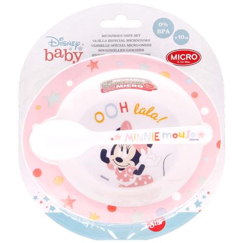 Set Di Ciotola E Cucchiaio Per Neonati Con Motivo Ooh Lala Utilizzabile Nel Microonde, Rosa - Foto 7